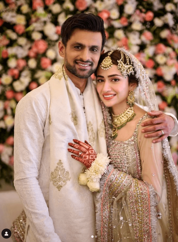 After divorcing Sania Mirza, Shoaib Malik has married Pakistani actor Sana Javed.